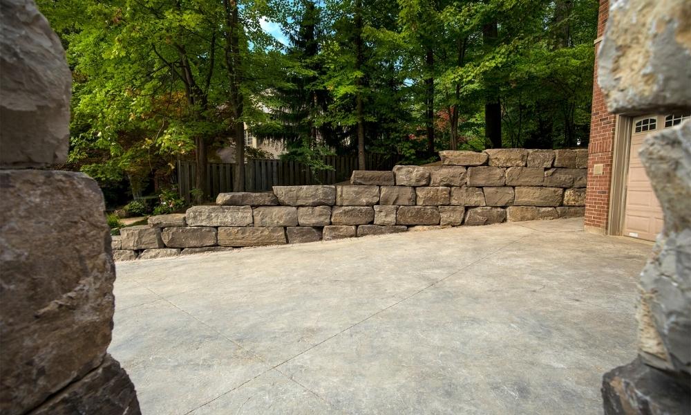 custom retaining wall design