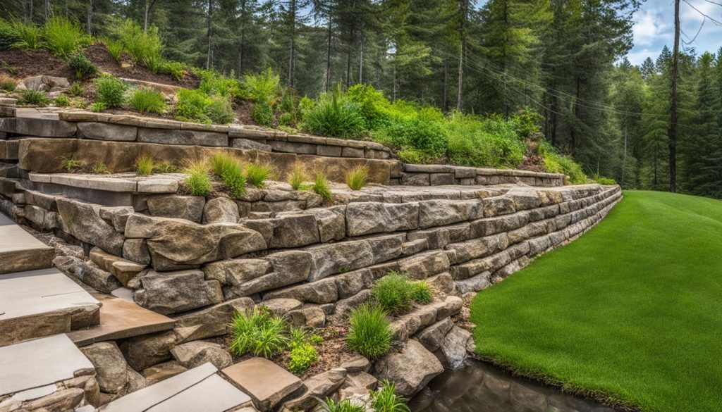 Effective retaining wall drainage solutions