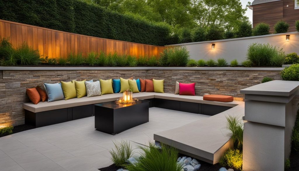 benches retaining wall design